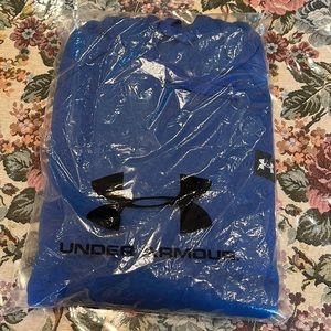 Under Armour mens size medium ua rival fleece hoodie blue